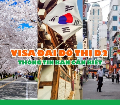 Visa Đại Đô Thị D2 Hàn Quốc – Toàn bộ thông tin bạn cần biết
